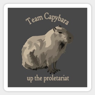 Team Capybara - Up The Proletariat Sticker